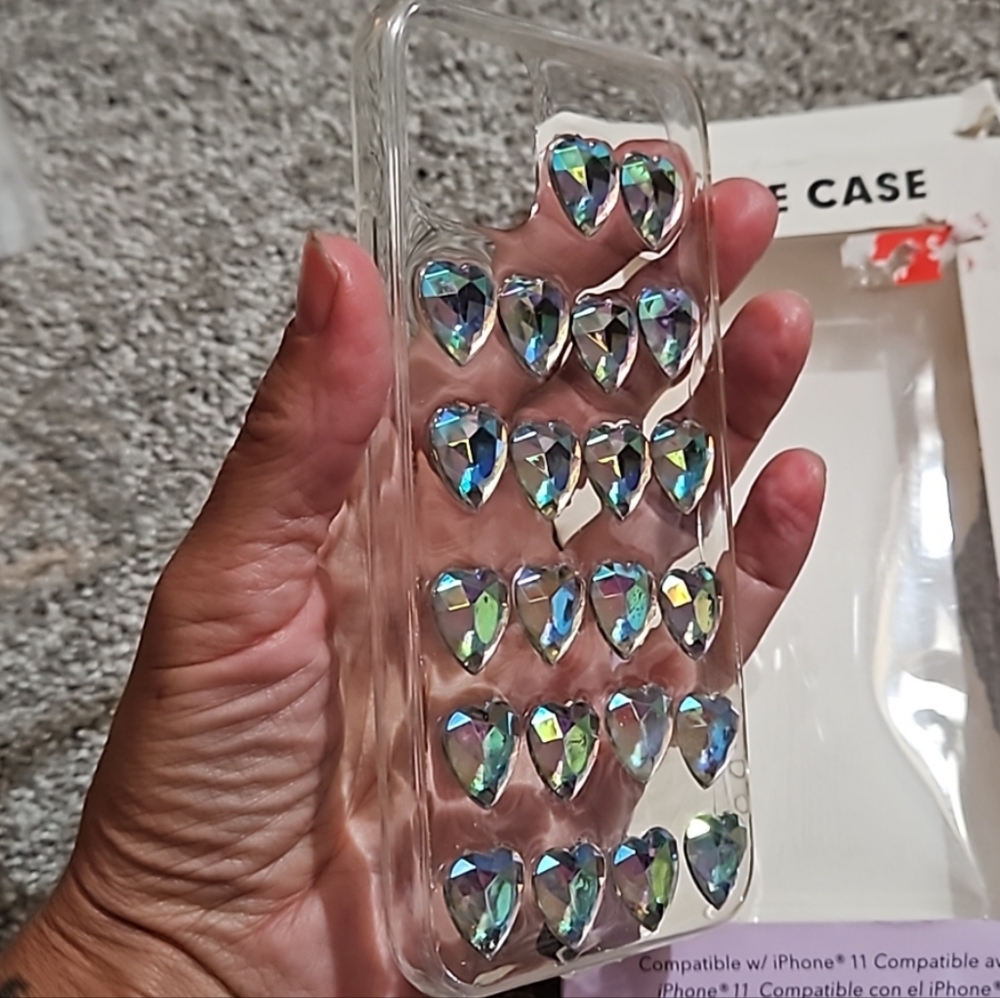 BUND ONLY Bullseye  IPhone11 bejeweled  bling phone case
